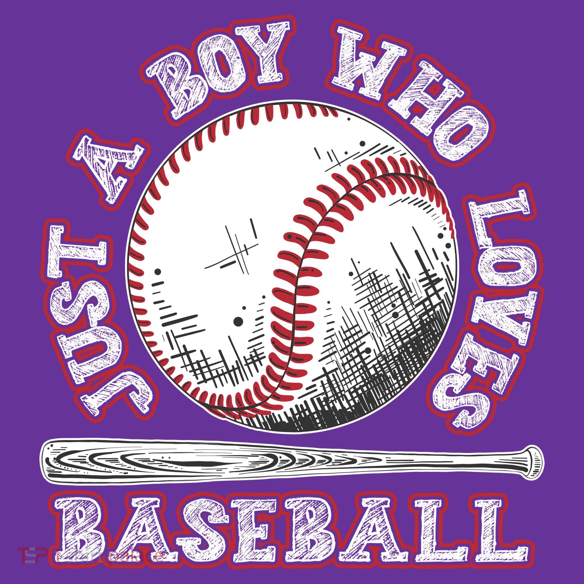 Just A Boy Who Loves Baseball Kids Hoodie