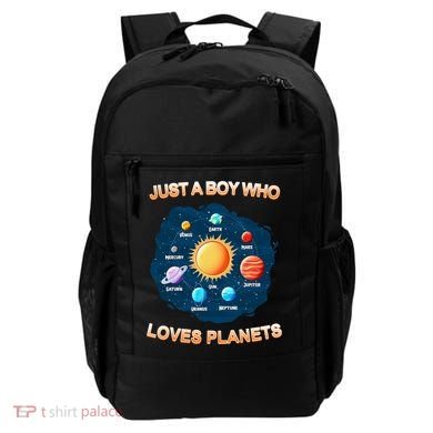 Just A Boy Who Loves Planets Backpack