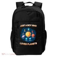 Just A Boy Who Loves Planets Backpack thumb 0