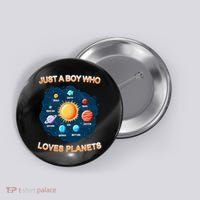 Just A Boy Who Loves Planets Button thumb 0