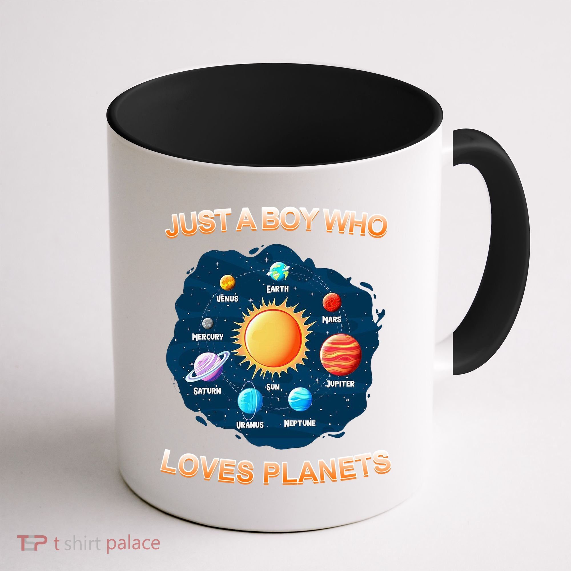 Just A Boy Who Loves Planets Coffee Mug