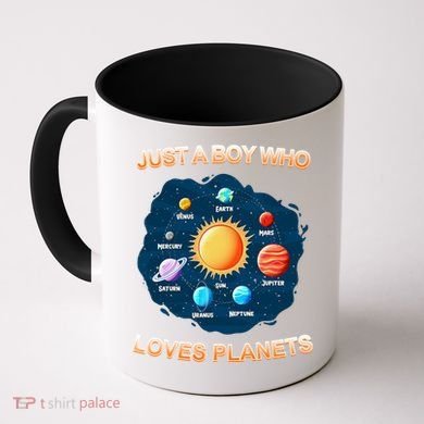Just A Boy Who Loves Planets Coffee Mug