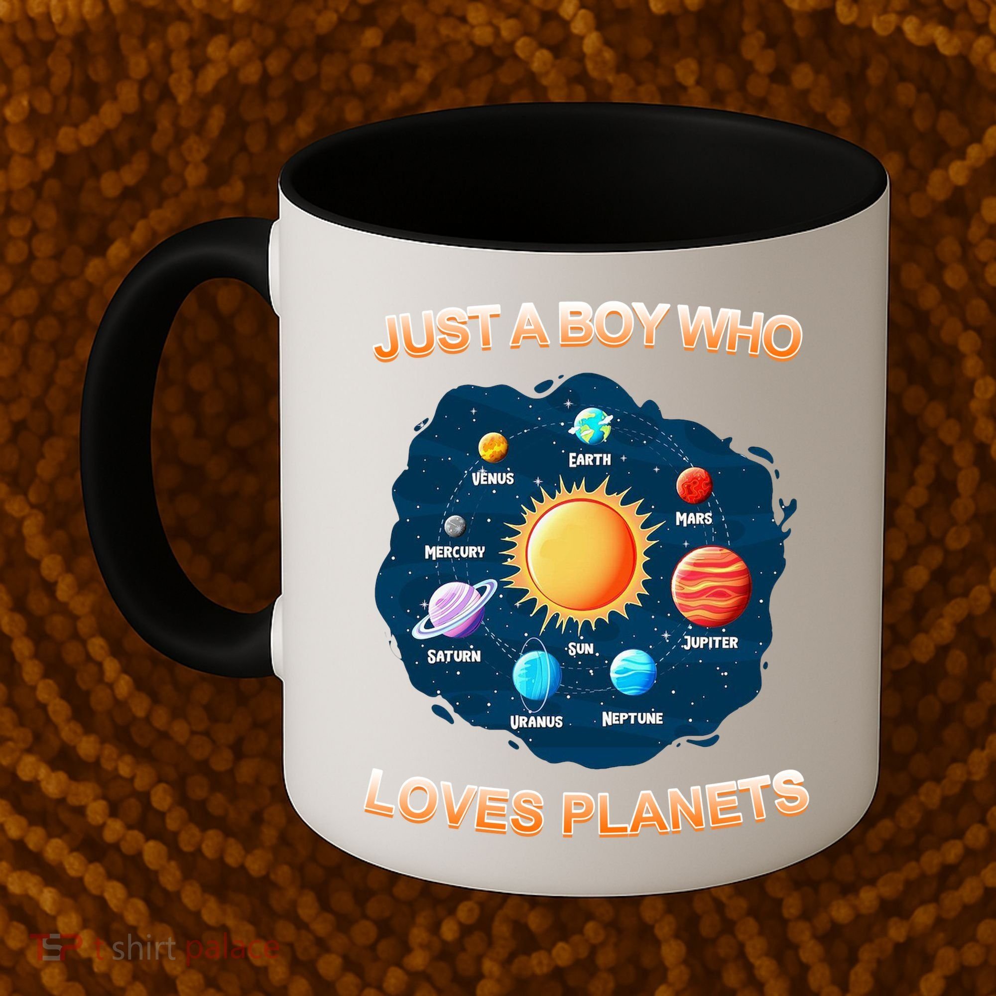 Just A Boy Who Loves Planets Coffee Mug
