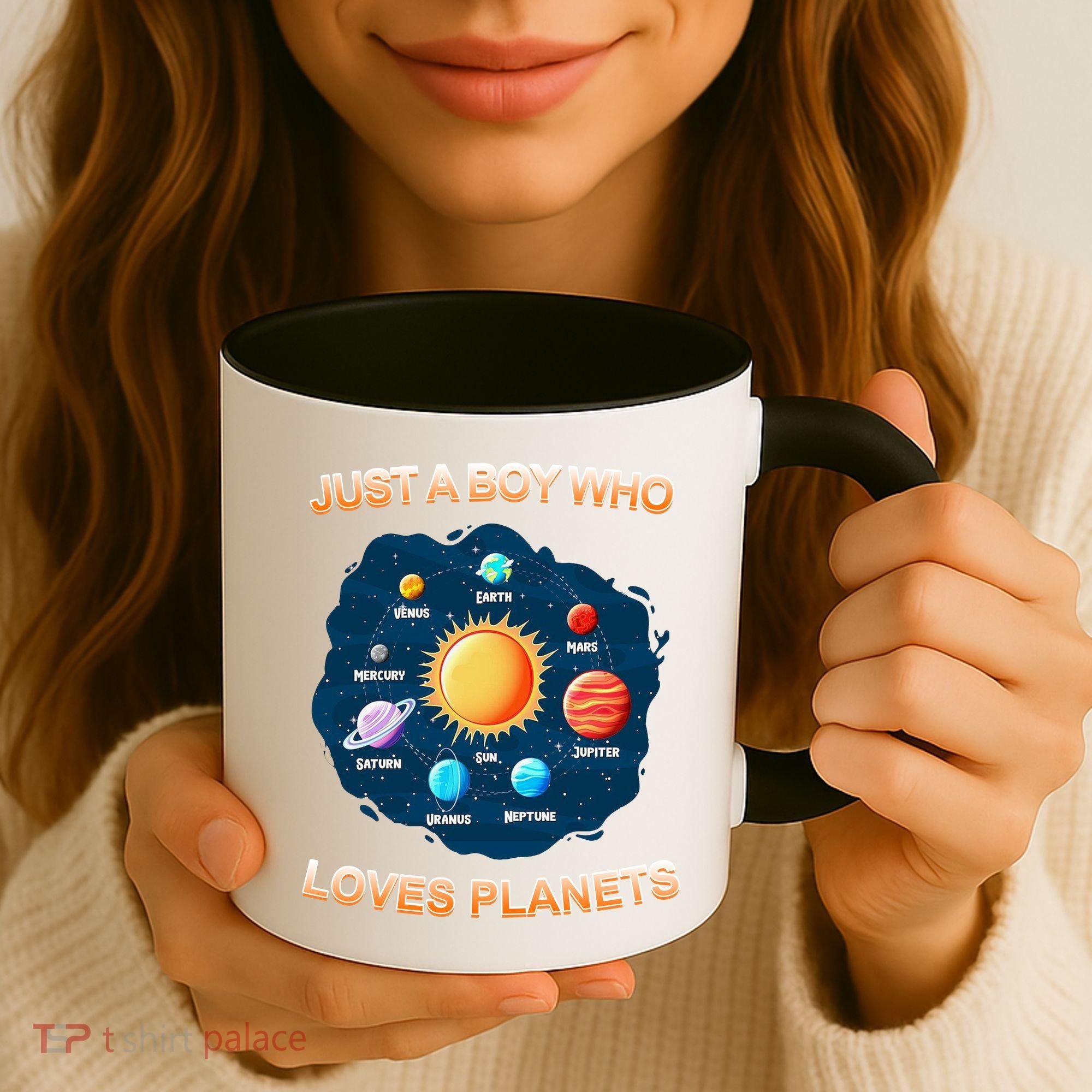 Just A Boy Who Loves Planets Coffee Mug
