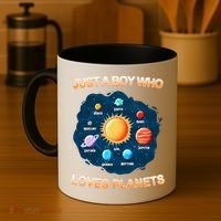 Just A Boy Who Loves Planets Coffee Mug thumb 4