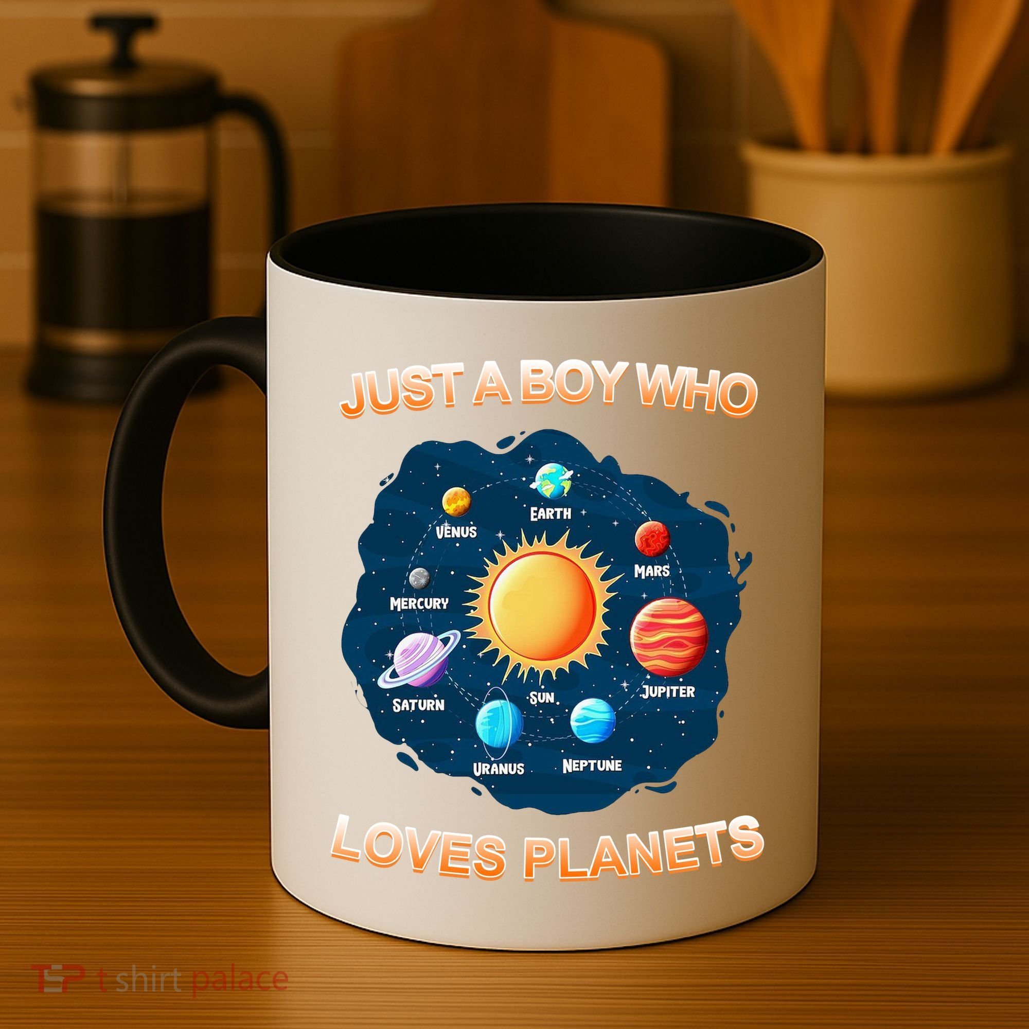 Just A Boy Who Loves Planets Coffee Mug