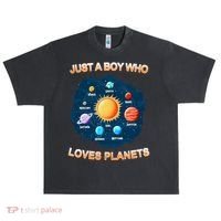 Just A Boy Who Loves Planets Urban Oversized Heavyweight T-Shirt thumb 0