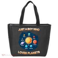 Just A Boy Who Loves Planets Tote Bag thumb 0