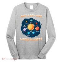 Just A Boy Who Loves Planets Long Sleeve Shirt thumb 0