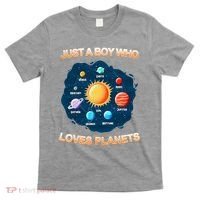 Just A Boy Who Loves Planets T-Shirt thumb 0