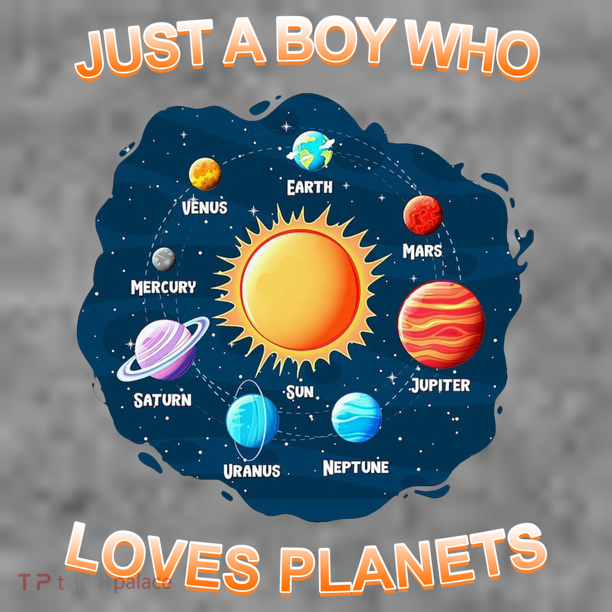 Just A Boy Who Loves Planets Toddler Hoodie