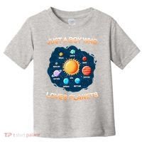 Just A Boy Who Loves Planets Toddler T-Shirt thumb 0