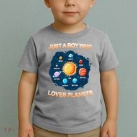 Just A Boy Who Loves Planets Toddler T-Shirt thumb 2