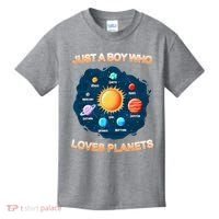 Just A Boy Who Loves Planets Kids T-Shirt thumb 0