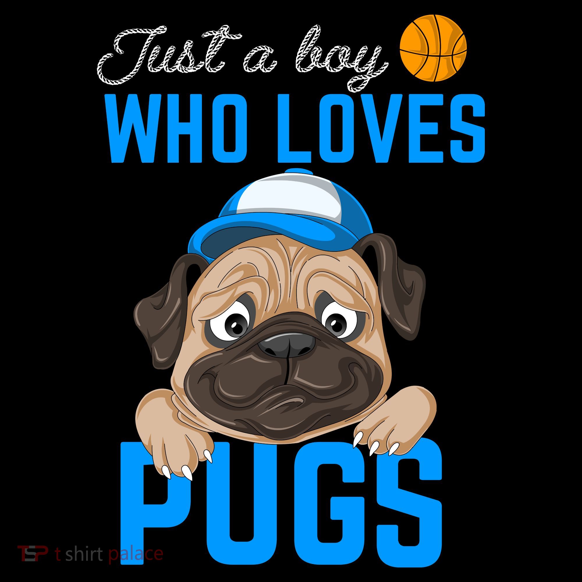 Just A Boy Who Loves Pugs Mousepad