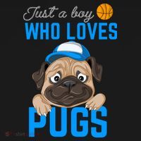 Just A Boy Who Loves Pugs Baby Bodysuit thumb 2