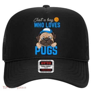 Just A Boy Who Loves Pugs Hat