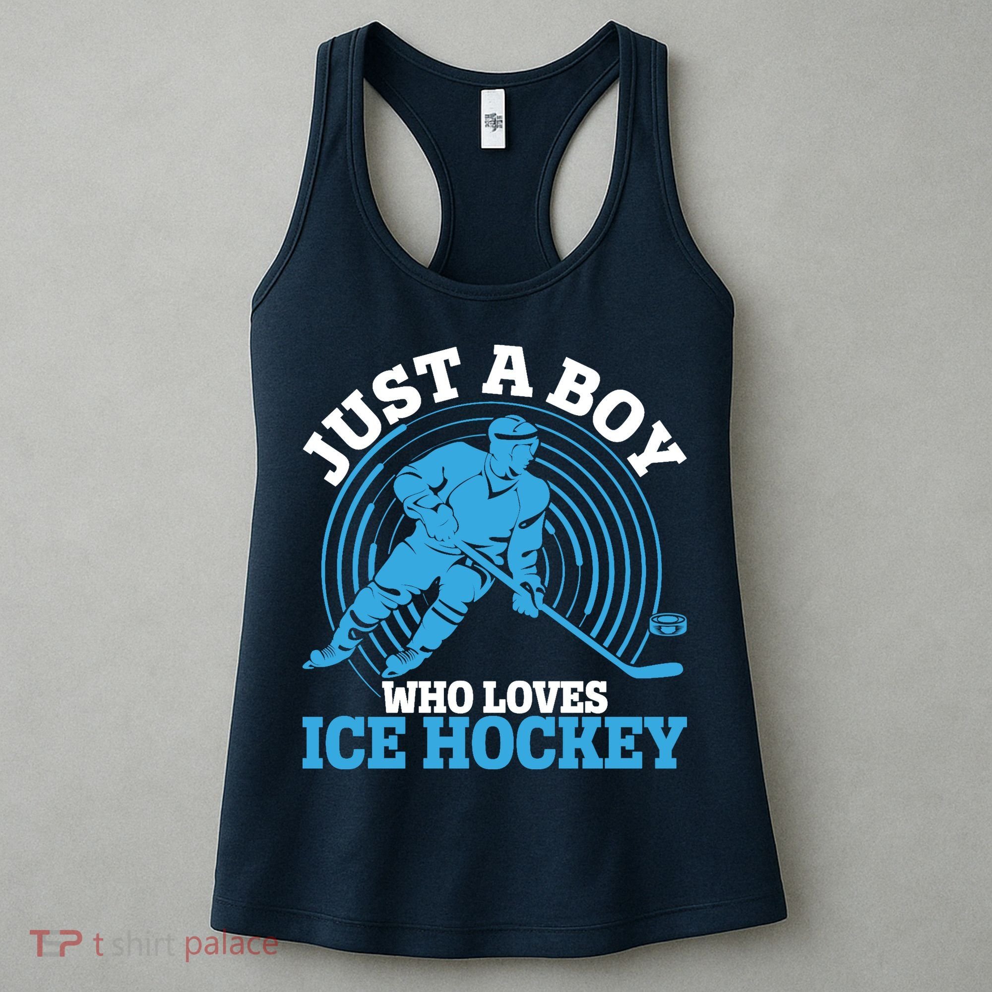 Just A Boy Who Loves Ice Hockey For Hockey Women's Tank Top