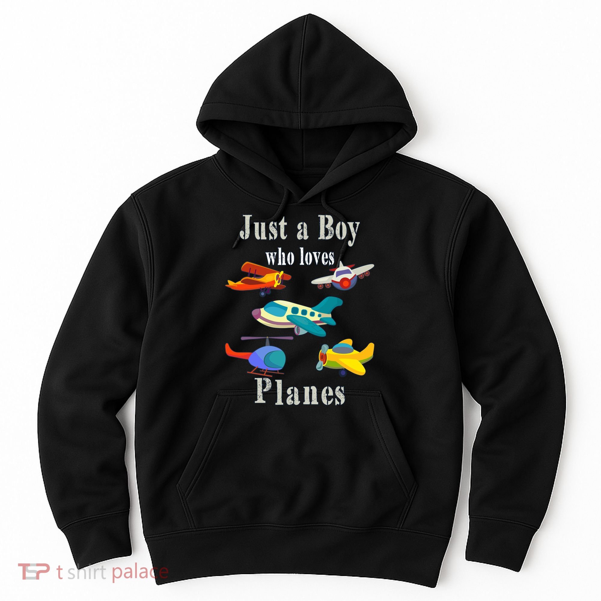 Just A Boy Who Loves Planes Airplane Hoodie