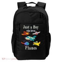 Just A Boy Who Loves Planes Airplane Backpack thumb 0