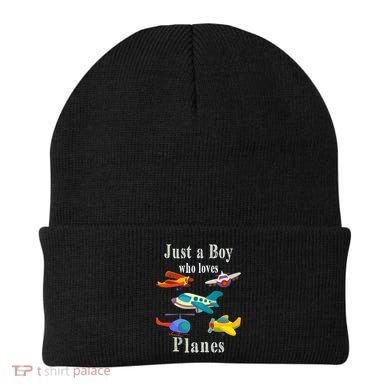 Just A Boy Who Loves Planes Airplane Beanie