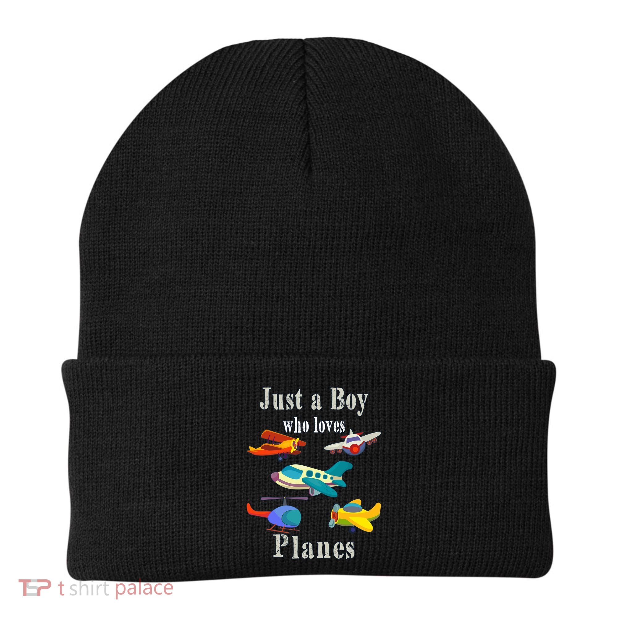 Just A Boy Who Loves Planes Airplane Beanie