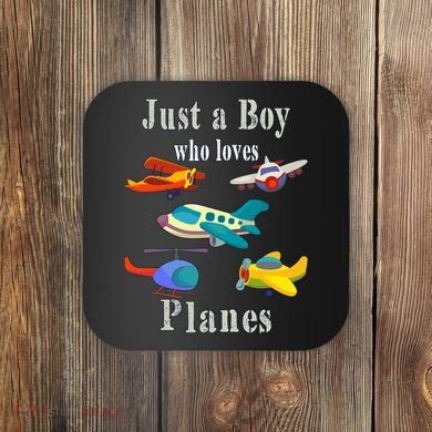 Just A Boy Who Loves Planes Airplane Coaster