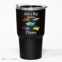 Just A Boy Who Loves Planes Airplane Tumbler thumb 0