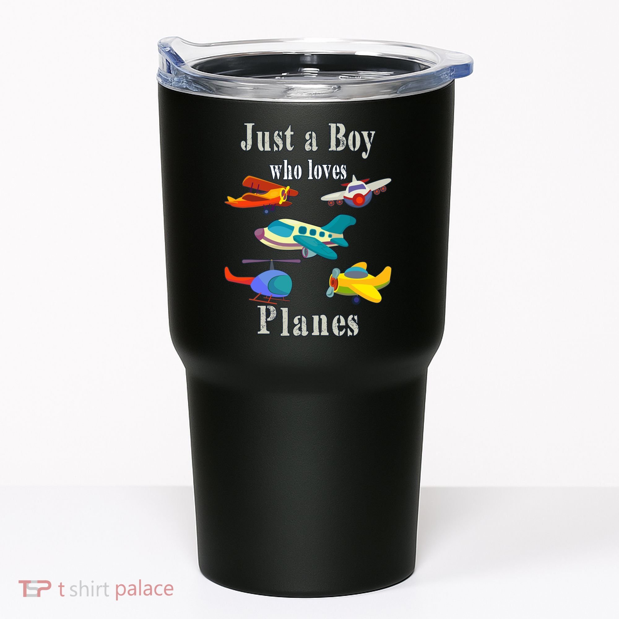 Just A Boy Who Loves Planes Airplane Tumbler