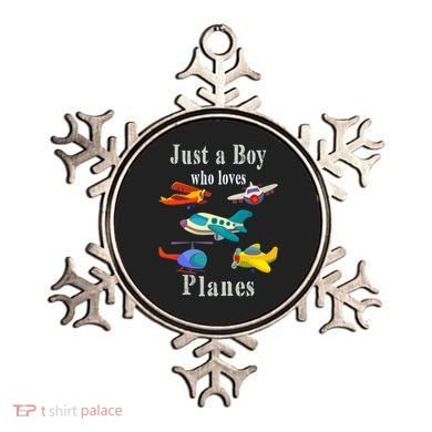 Just A Boy Who Loves Planes Airplane Ornament