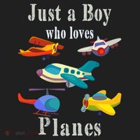 Just A Boy Who Loves Planes Airplane Hat thumb 2