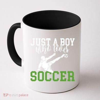 Just A Boy Who Loves Soccer Gift Coffee Mug