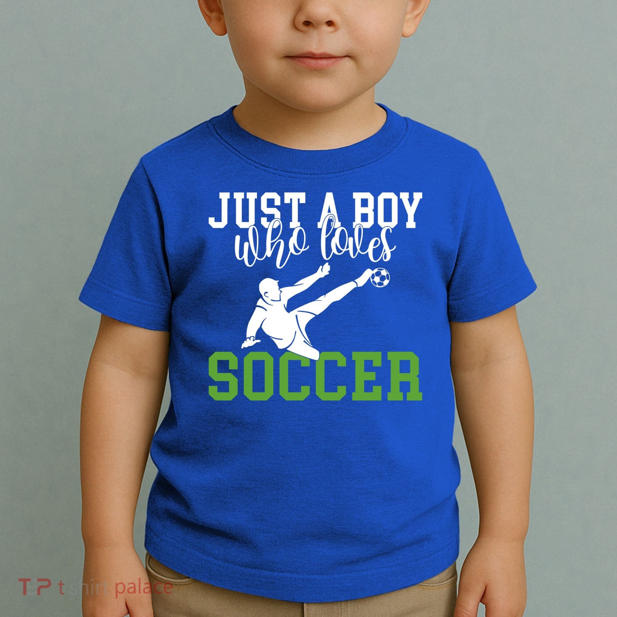 Just A Boy Who Loves Soccer Gift Toddler T-Shirt
