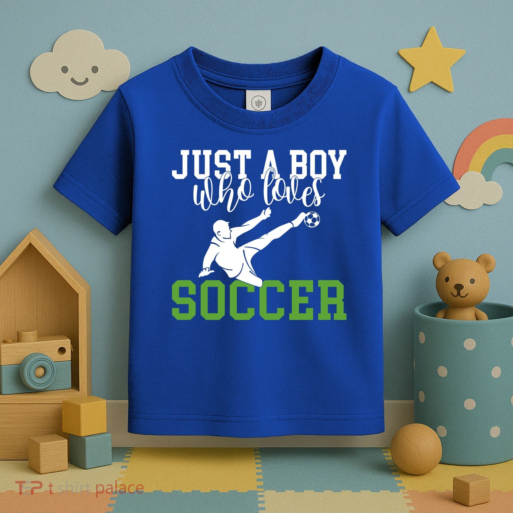 Just A Boy Who Loves Soccer Gift Toddler T-Shirt
