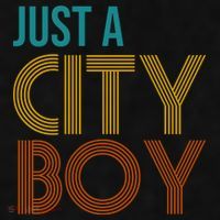 Just A City Boy Funny Ladies PosiCharge Tri-Blend Wicking Tank thumb 2