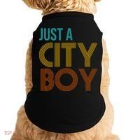 Just A City Boy Funny Doggie Tank thumb 0