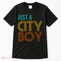 Just A City Boy Funny Tall T-Shirt thumb 0