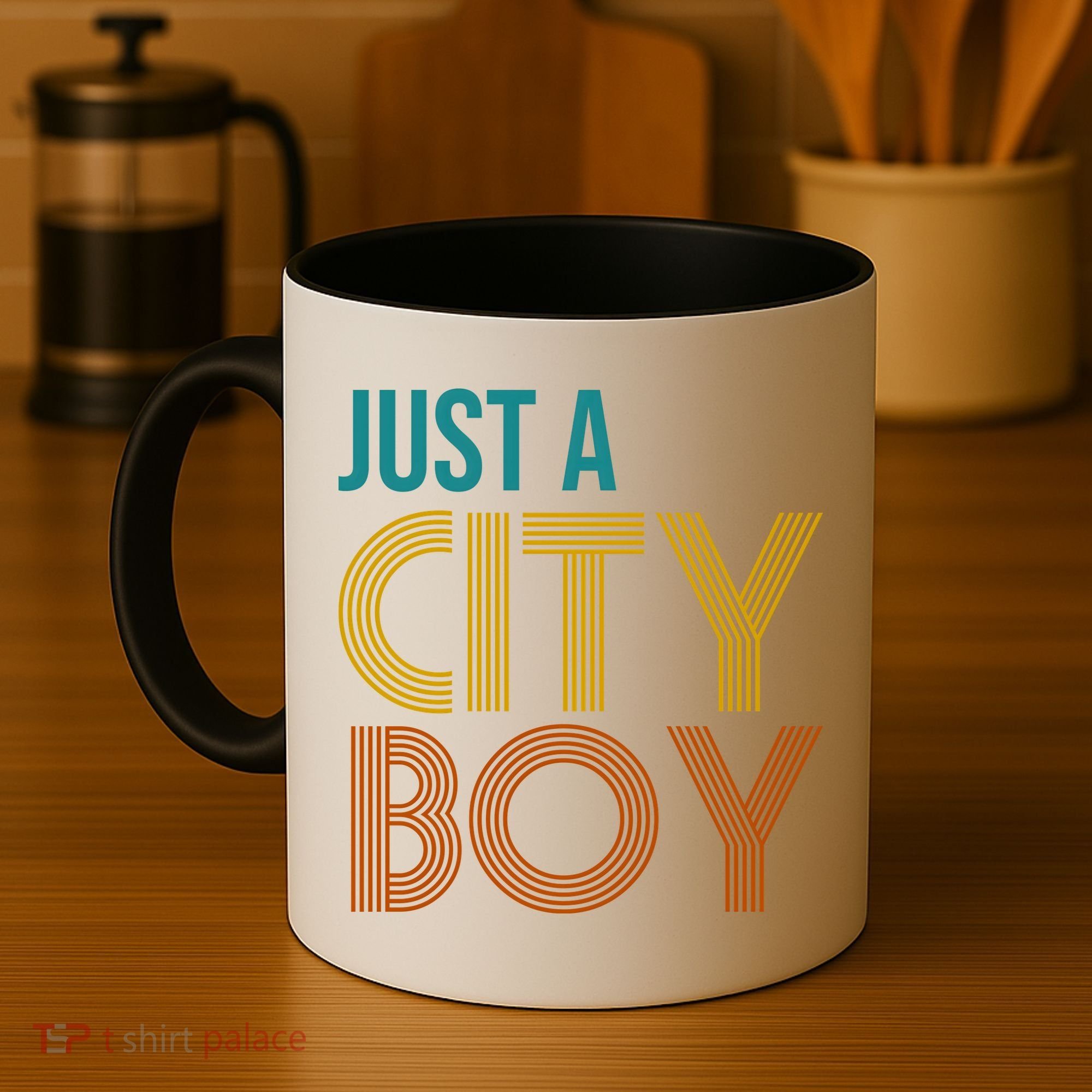 Just A City Boy Funny Coffee Mug
