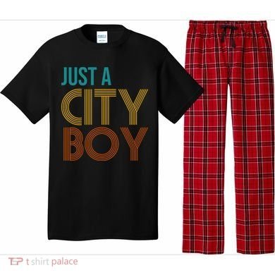 Just A City Boy Funny Pajama Set