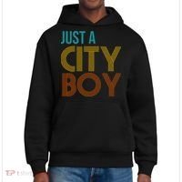 Just A City Boy Funny District V.I.T. Heavyweight Hoodie thumb 0