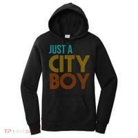 Just A City Boy Funny Women's Hoodie thumb 0