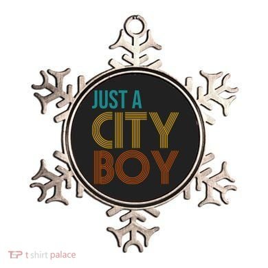 Just A City Boy Funny Ornament