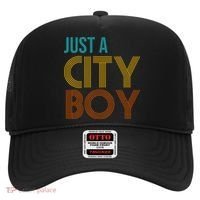 Just A City Boy Funny Hat thumb 0