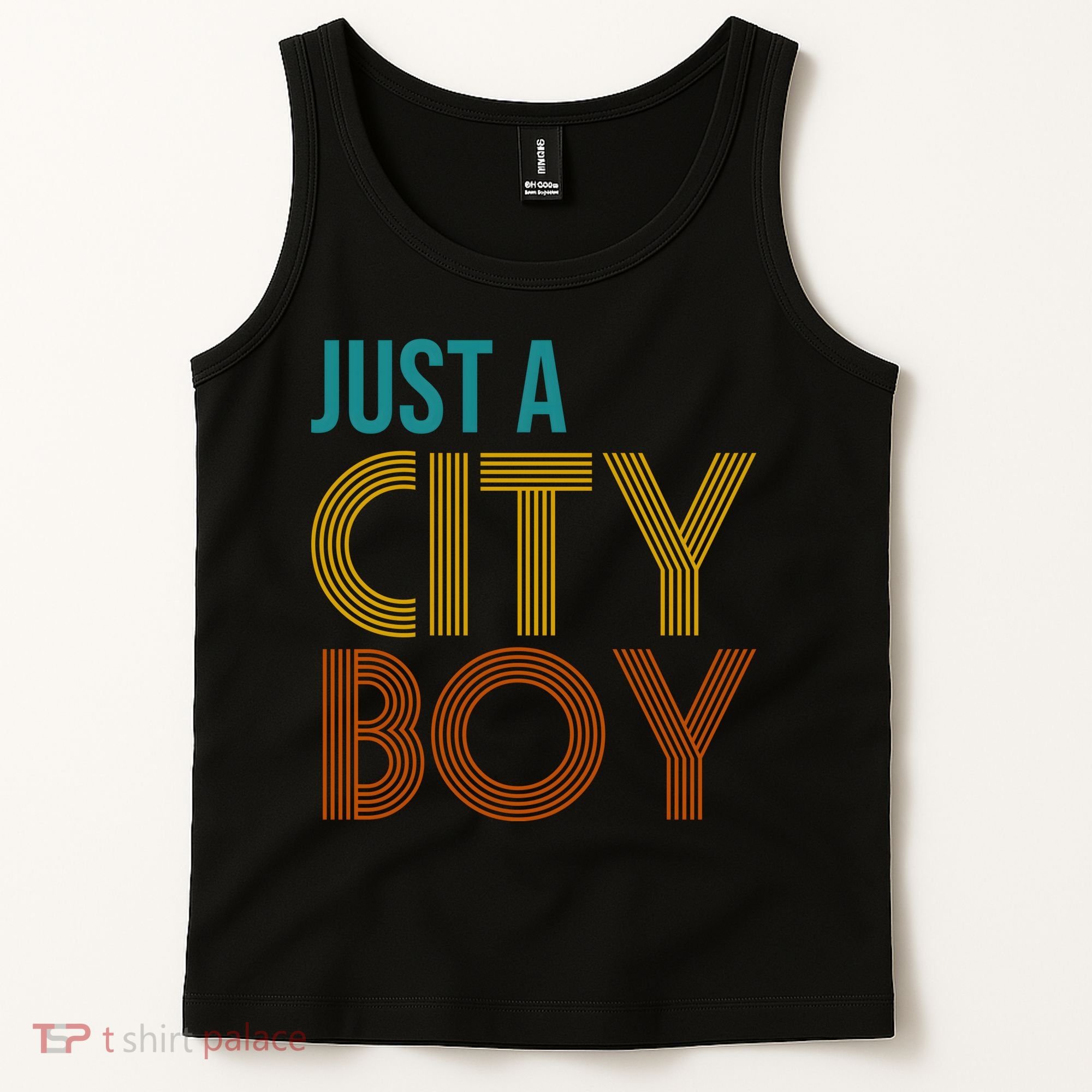 Just A City Boy Funny Tank Top