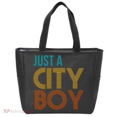 Just A City Boy Funny Bag
