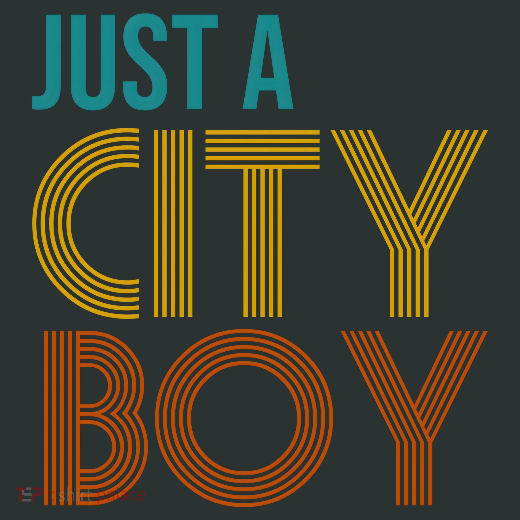 Just A City Boy Funny Infant Baby Jersey Bodysuit