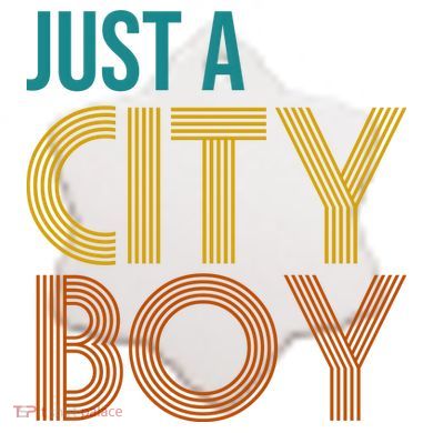 Just A City Boy Funny Ceramic Ornament