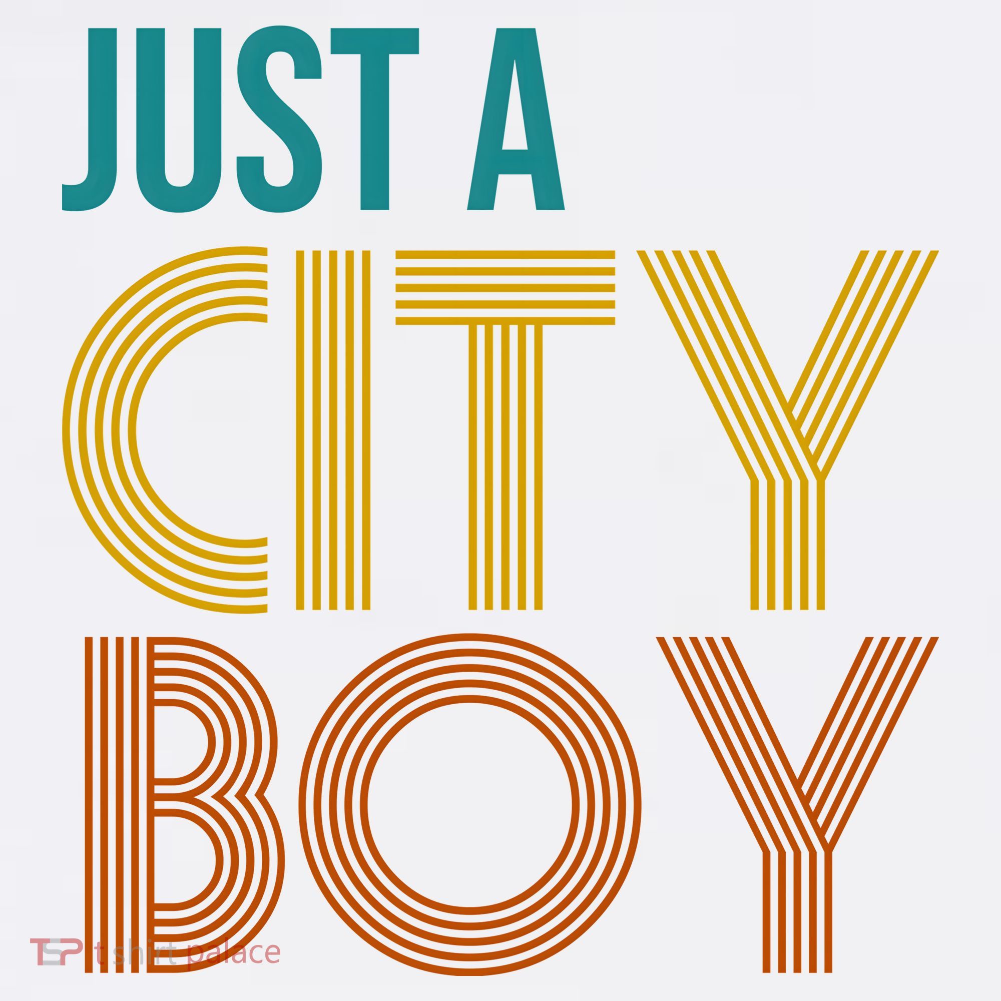 Just A City Boy Funny Comfort Colors Garment-Dyed Hooded Sweatshirt