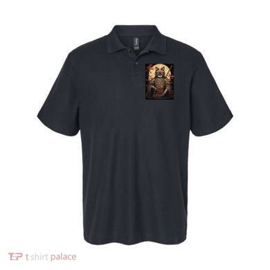 Japanese Art Cat Ninja Ukiyo-e Anime Style Samurai Cat Polo
