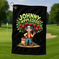 Johnny Appleseed Costume Golf Towel thumb 1